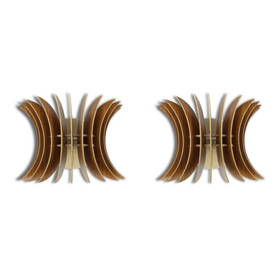 2 Pieces Sphere Wing Wall Sconce