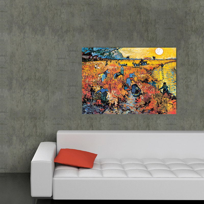 Vincent Van Gogh - No Frame Print on Wood, 71cm H x 100cm W x 1.8cm D