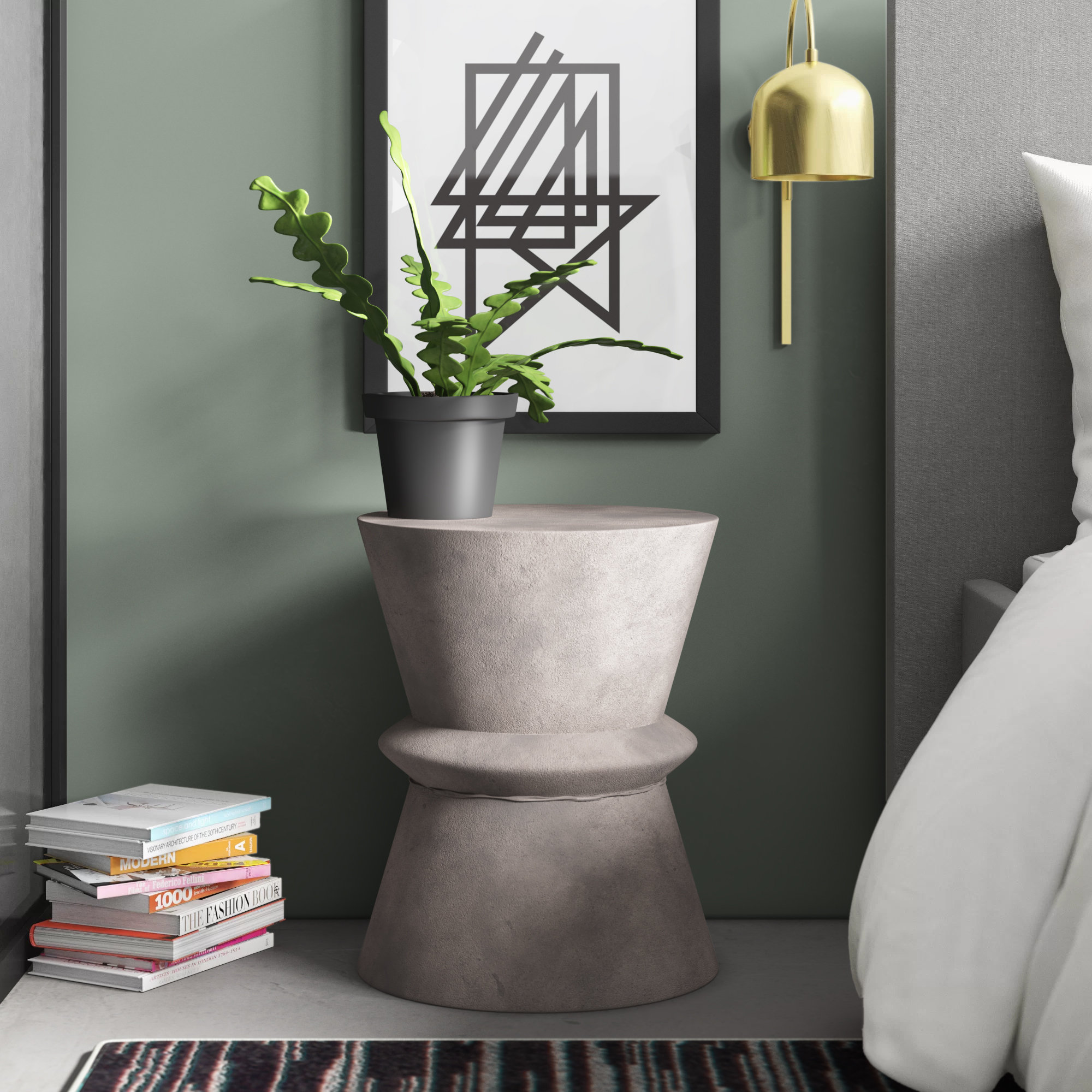 Dormington End Table, Dark Gray
