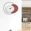Horloges murales analogiques rondes rouges-242799585