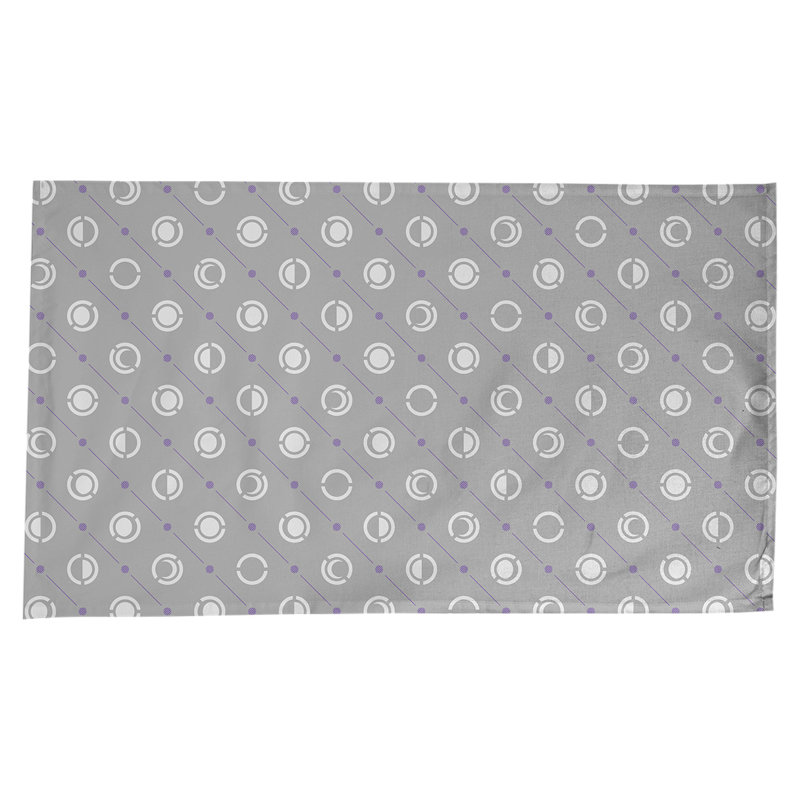 Nappe des phases de lune classiques, Gris / mauve / blanc