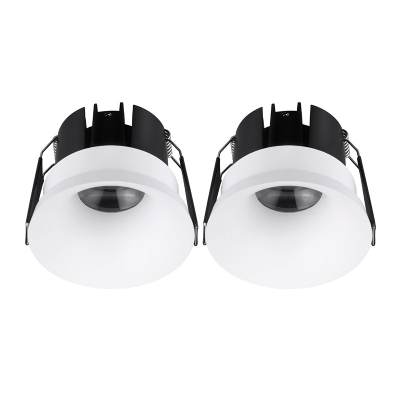 Lumières encastrées DEL 5CCT 3 pouces, antireflet profond, cadre étroit