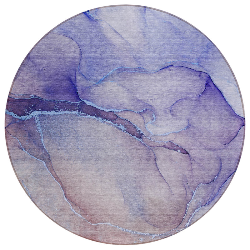 Tapis d'intérieur rond 8 po