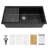 Durable Quartz Station Undermount Sink For Modern Kitchens