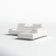 Canapé modulaire en cuir véritable l 114 po Hugo-20869726-39838428