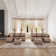 Tomario 10- Piece Upholstered U-Shaped Modular Sectional With Storage