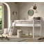 FORREST Buche European Single (90 X 200Cm) Solid Wood Low Loft Bed by Vipack