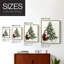 «Christmas Holiday Art» CCLxxvii, reproduction d'art encadrée - bois massif-2026542135-2026542128