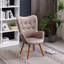 Chaise d'appoint en velours soyeux de style contemporain-130218039