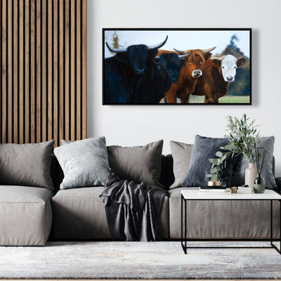 Quatre vaches Highland