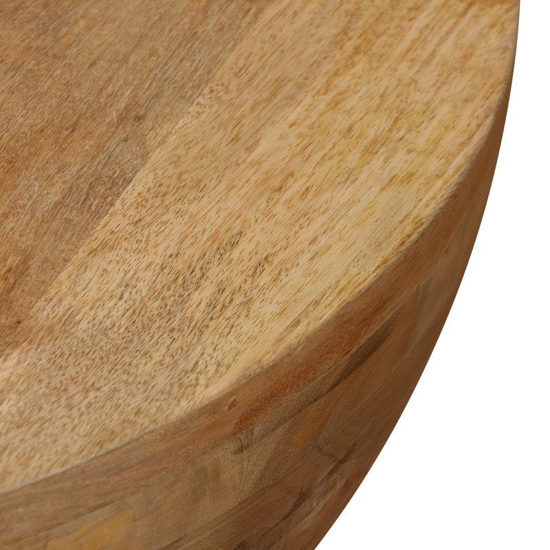 31"L Elshan Solid Wood Block Coffee Table