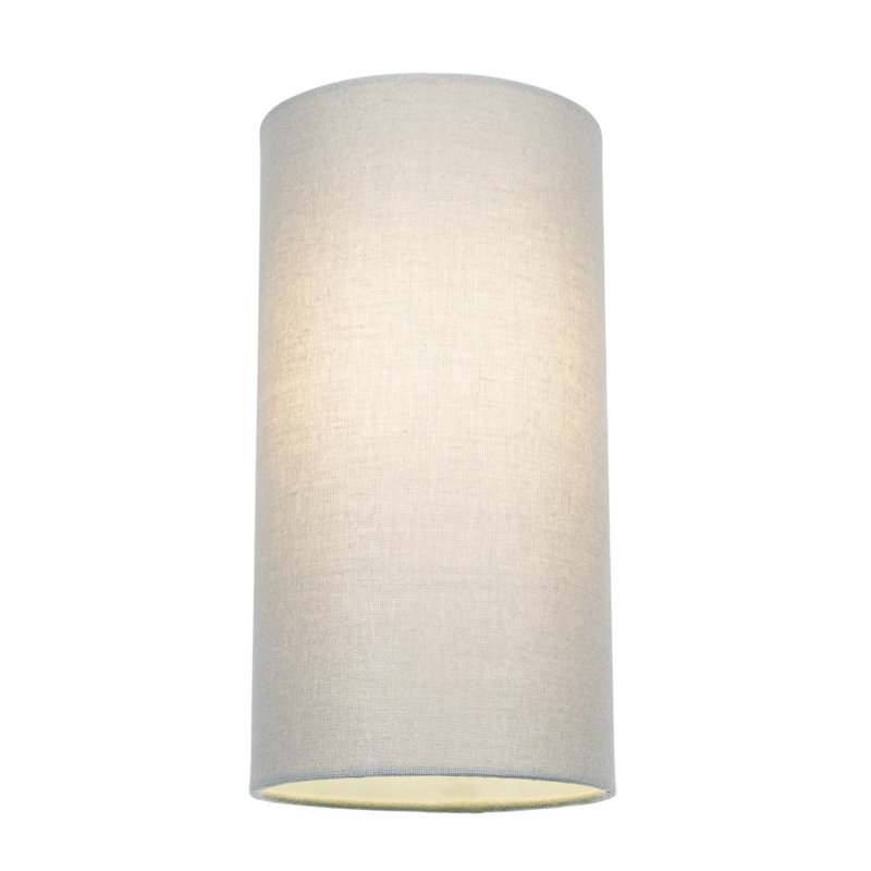Contemporary and Stylish Linen Fabric Lamp Shade, Grey