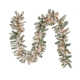 The Holiday Aisle® 9 ft. Iceland Fir Garland with Dual Color LED Cosmic Lights