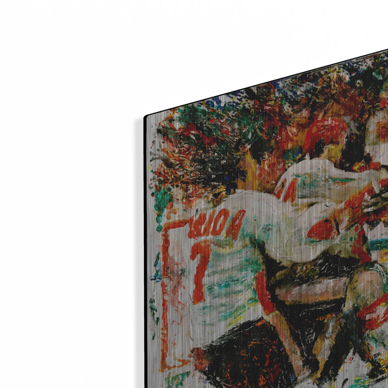 Winston Porter «The But 72 1» par Murray Henderson, art mural en métal, H 16 po x l 12 po