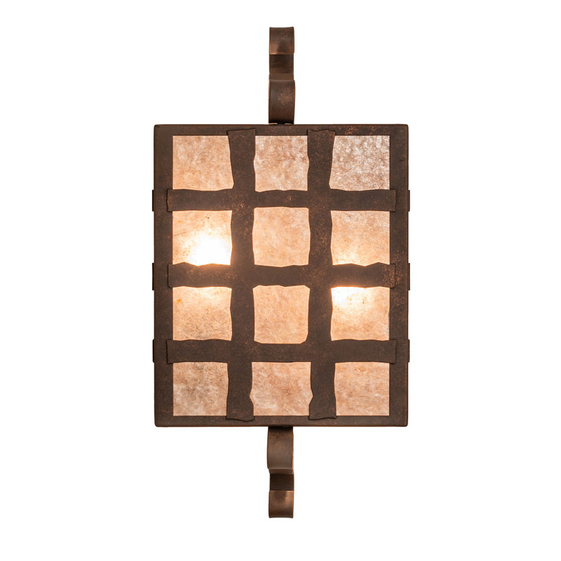 2 - Light Flush Mounted Sconce