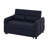 Loveseat Sofa Bed With Adjustable Backrest, USB Ports & Two Lumbar Pillows-115839026