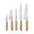 KitchenAid Premium 6 Piece Wood Block Set