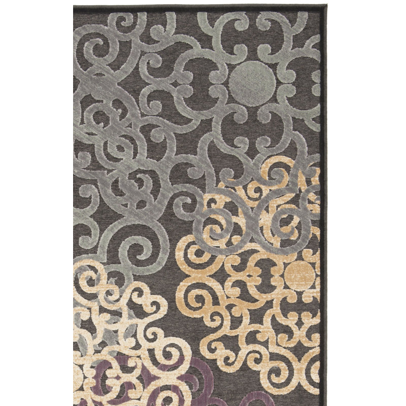 Swatzell Performance Oriental Rug, Rectangle 4' x 5'7"