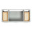 49 " W Freestanding Standard Free Standing 1 Single Vanity Bathroom Vanity With Carrara Marble Top-93359459