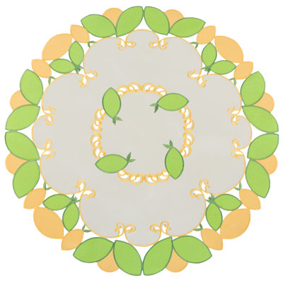 Cianny Lemon Lime Table Topper