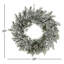 Pine Cones And Berries Flocked Pine Artificial Christmas Wreath - 20" - Unlit