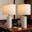 Ensemble de 2 lampes de table en céramique Farmhouse