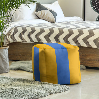 Repose-pieds cube la ours college stripes