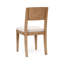 Chaise d'appoint en bois massif de Vienne