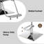 Fauteuil de salon pivotant hydraulique de 19,5 po de largeur, fauteuil de coiffeur réglable en hauteur, similicuir-1051786269