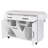 Kitchen Island with Trash Can Storage Cabinet, Kitchen Cart with Drop Leaf, Spice Rack, Towel Rack and Drawer, Rolling Kitchen Island on Wheels-1121691035