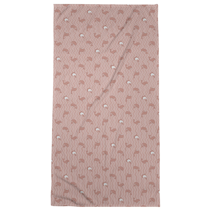 Katelyn Elizabeth Cotton Blend Bath Towel, Orange