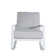 Chaise berçante d'extérieur en aluminium forgé Avondale