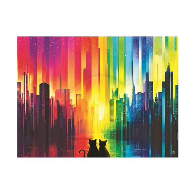 Michael David Ward Magic In The City Canvas Art