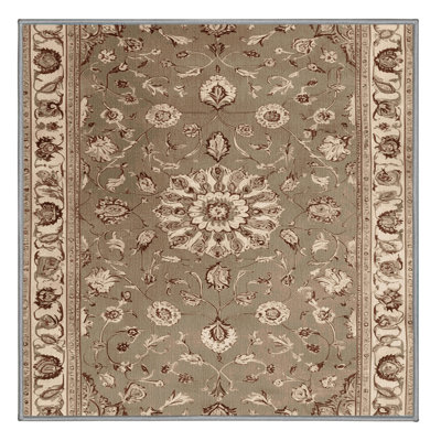 Machine Washable Persian Gray Area Rug