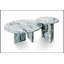 Ensemble de tables basses luxueuses en marbre, petites et grandes tables pour l'élégance du salon-80463854