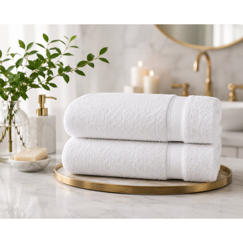 Ensemble de serviettes de bain 100% coton 2 pièces Domestique, serviettes de bain douces et absorbantes, Body Towel