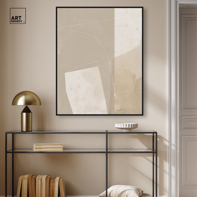 «Worn Surface II», impression sur toile dorée par Art Remedy, cadre noir, 16 x 20, H 37 po x l 31 po, Cadre noir