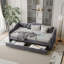 Structure de lit double pleine grandeur