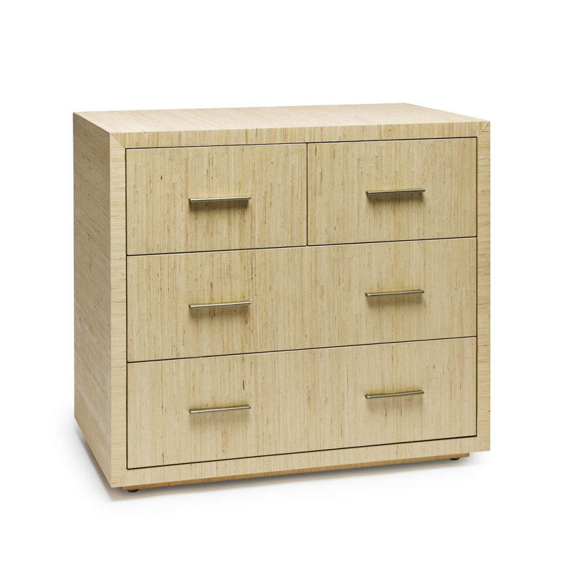 Commode 4 tiroirs Livia, Naturel