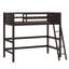 Lit mezzanine en bois avec échelle-1035091649
