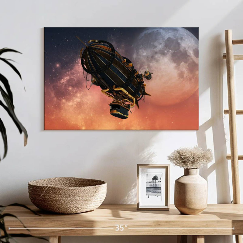 Mehar Steampunk Zeppelin, H 16 po x l 24 po