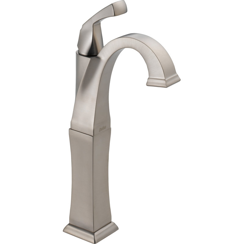 Dryden Single hole Bathroom Faucet and Diamond Seal Technology, Brilliance Stainless