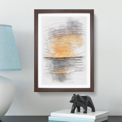 Ocean Of Clouds Abstract - Single Picture Frame Painting on MDF