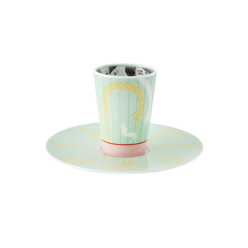 Bode Inspiratório Porcelain Coffee Cup
