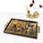 Elegant Glass Tray, 19.7 x 11.4 x 1.4 inches | 100% Durable Glass Construction | Easy to Clean with Damp Cloth | Ideal for Serving, Decorative Display, and Organizing | Stylish Addition to Home Décor-1210793077