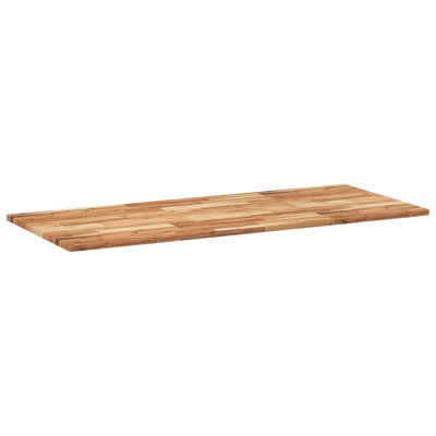  Table Top Rectangular Solid Wood Acacia