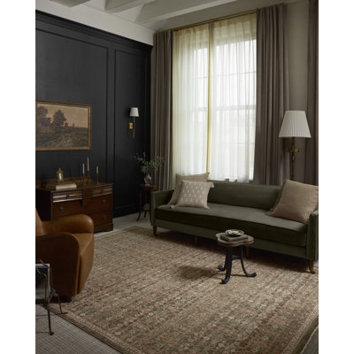 Magnolia Home by Joanna Gaines x Loloi Storrie Lagoon / Spice Area Rug