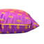 Housses de coussin décoratives faites à la main de 16 po x 16 po à motif de soie magenta d'intérieur, paquet de 1