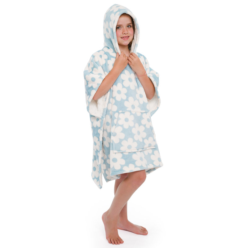 Retro Flower Throw Blanket