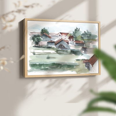 Valley Farm I - Reproduction encadrée - Restickable